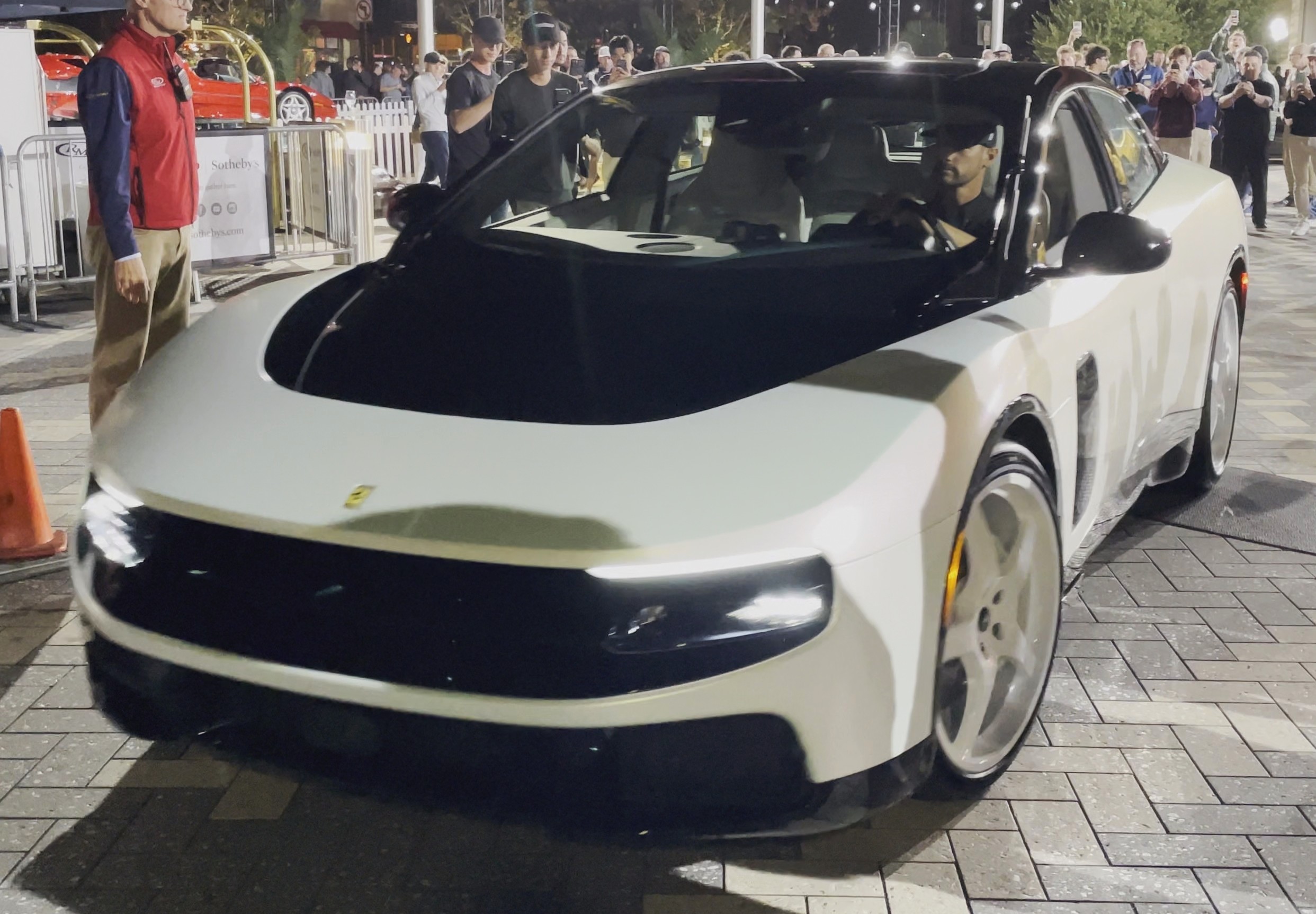 Ferrari Luce Chassis 0 in Bianco Artico at RM Sotheby's Monterey
