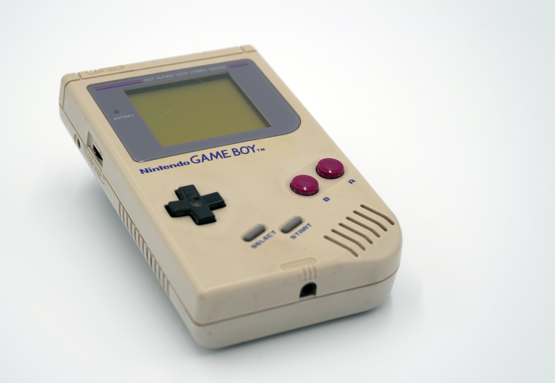 Original Nintendo Game Boy DMG-01 with D-pad and A B buttons