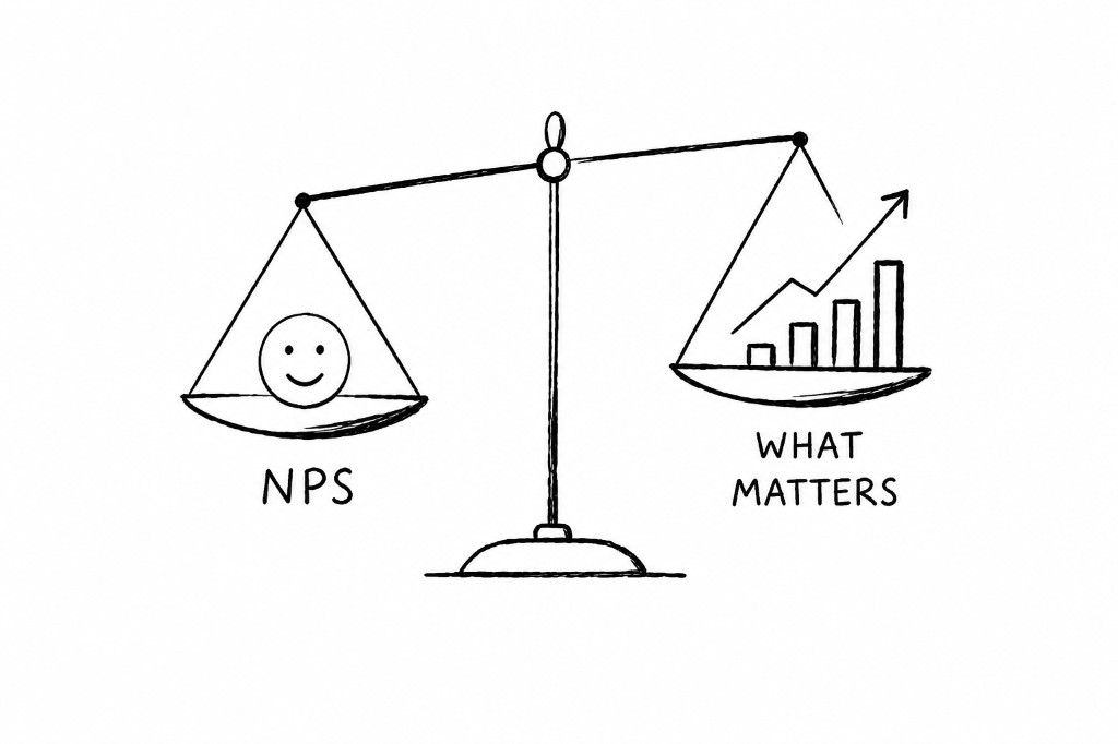 NPS scores the product. CES scores the flow.