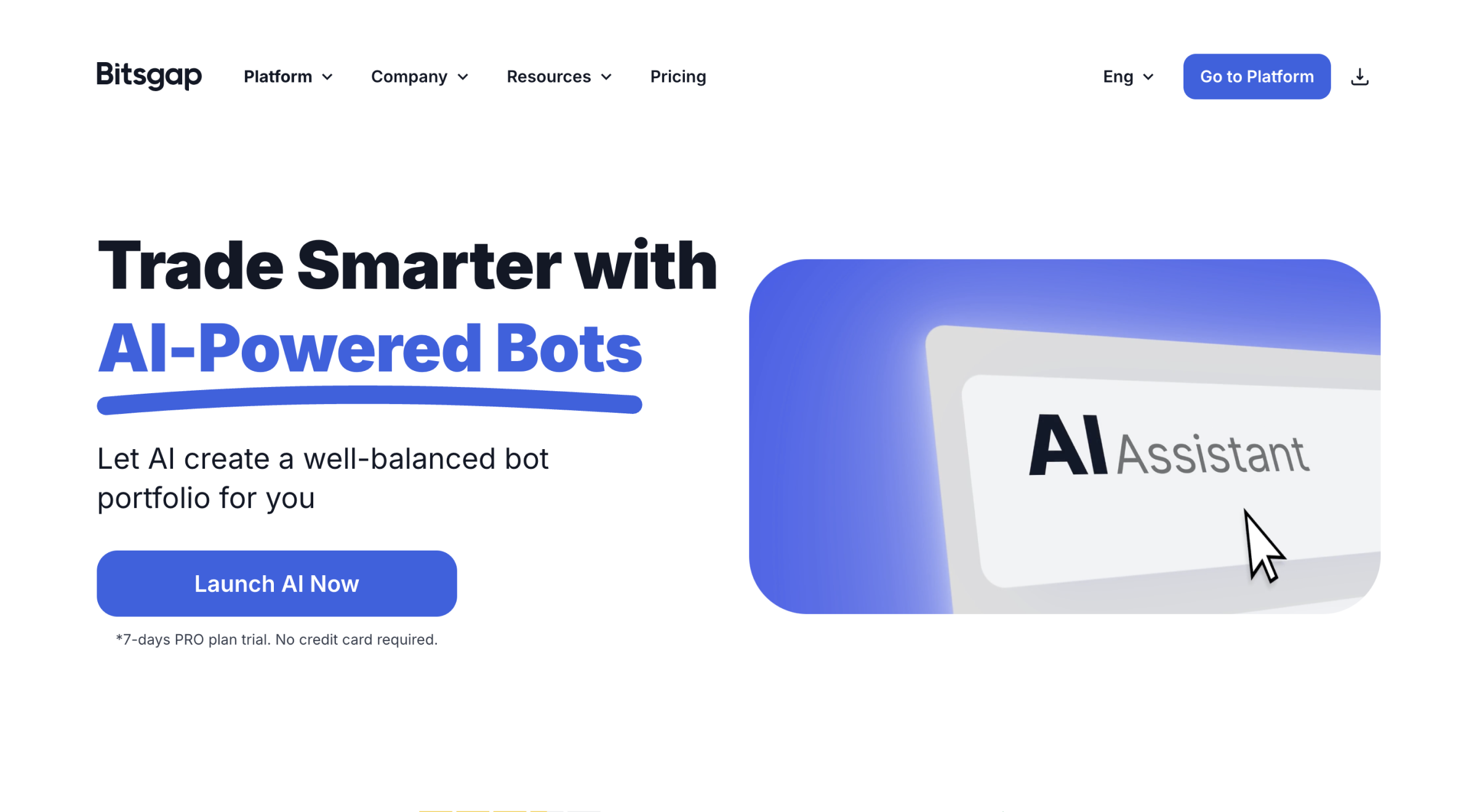 AI Trading Assistant Interface